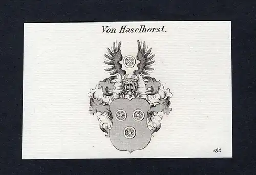 Von Haselhorst - Haselhorst Wappen Adel coat of arms heraldry Heraldik