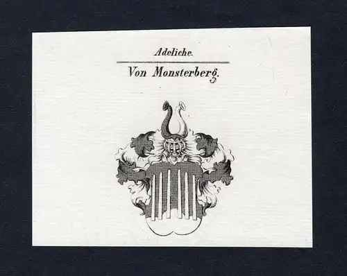 Von Monsterberg - Monsterberg Wappen Adel coat of arms heraldry Heraldik