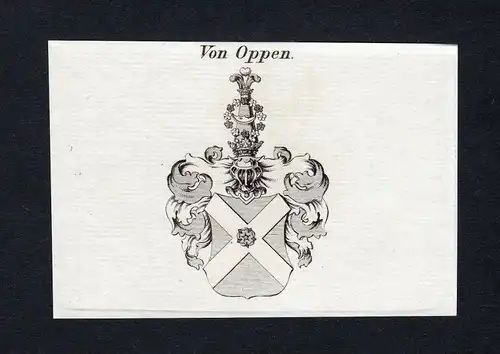 Von Oppen - Oppen Wappen Adel coat of arms heraldry Heraldik