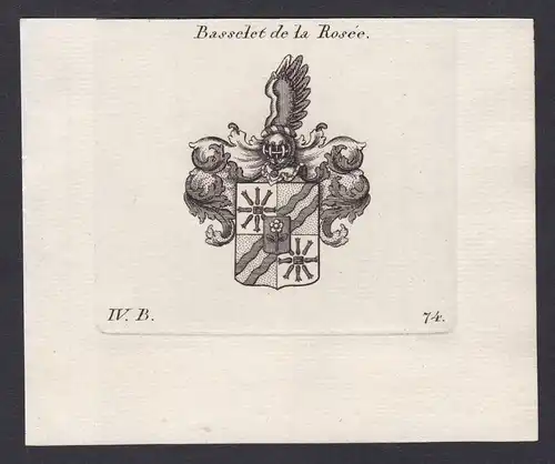 Basselet de la Rosee - Basselet von La Rosée Spanien Bayern Spain Bavaria Wappen Adel coat of arms heraldry He