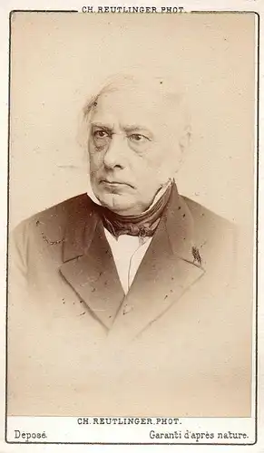 Victor Cousin (1811-1872) - Philosoph philosopher Kulturtheoretiker Portrait CDV Foto Photo vintage