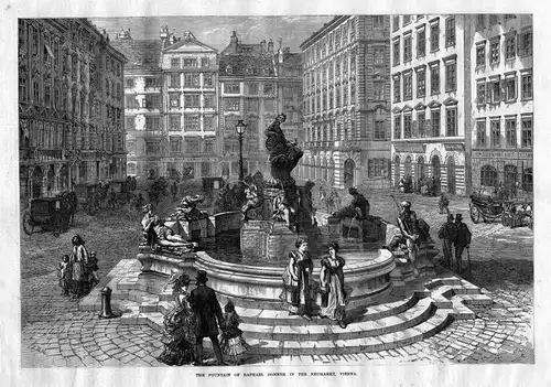 The Fountain of Raphael Donner in the Neumarkt, Vienna. / Wien / Österreich / Brunnen