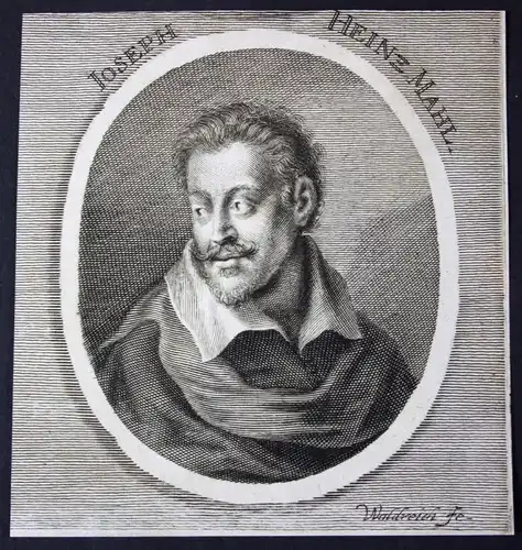 Ioseph Heinz - Joseph Heintz Architekt architect Maler painter Kupferstich etching Portrait
