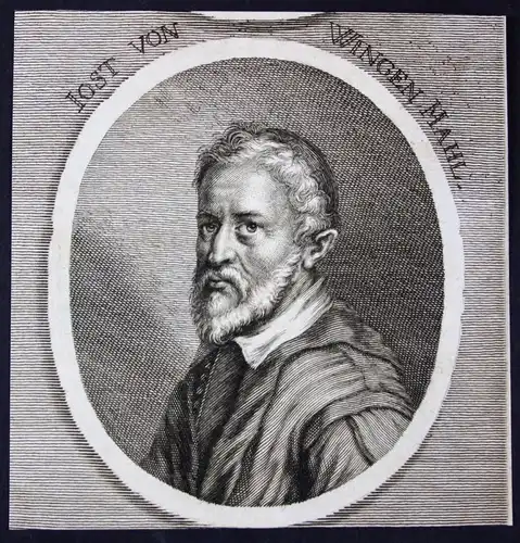 Iost von Wingen - Joost van Wingen Maler painter Kupferstich etching Portrait