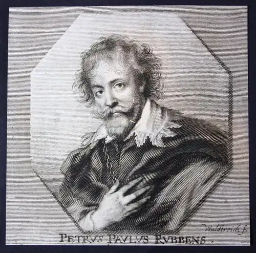 Petrus Paulus Rubens - Petrus Paulus Rubens Maler painter Kupferstich etching Portrait