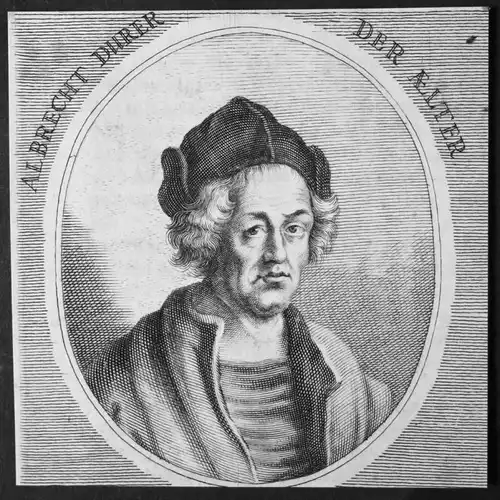 Albrecht Durer der Aelter - Albrecht Dürer der Ältere Goldschmied goldsmith Kupferstich etching Portrait