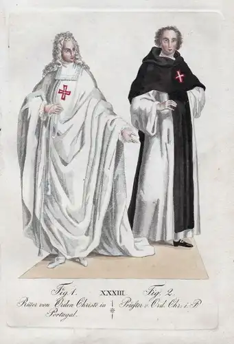 Ritter von Orden Christe in Portugal / Priester v. Ord. Chr. i. P.