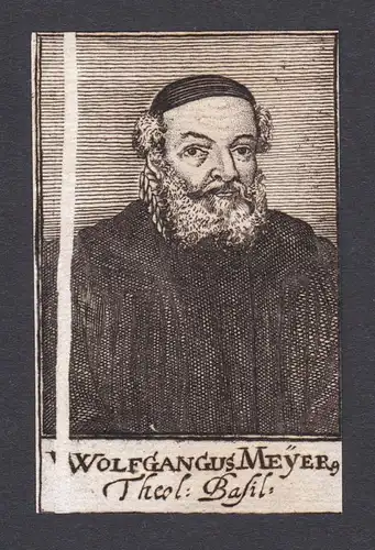 Wolfgangus Meyer / Wolfgang Meyer / theologian Theologe Basel