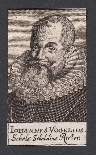 Iohannes Vogelius / Johannes Vogel / theologian Theologe Nürnberg