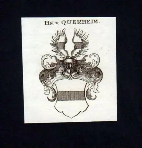 Herren v. Querheim Kupferstich Wappen