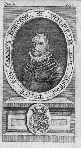 Wilhelm F.v.Ornanien  Kupfterstich Portrait engraving