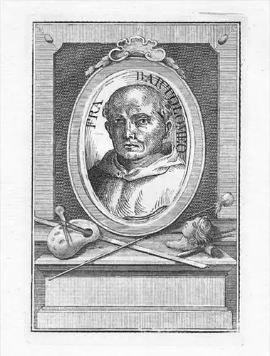 Fra Bartolomeo painter Kupferstich Portrait engraving