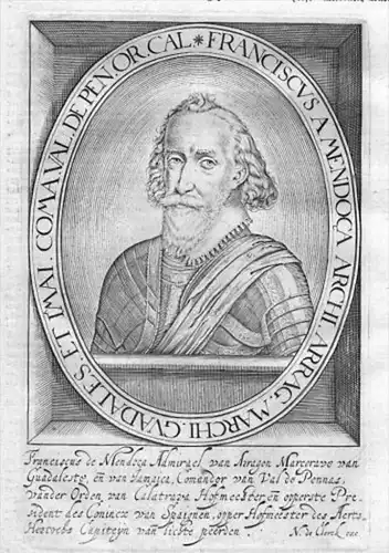 Francisco de Mendoza Aragon Espana Portrait