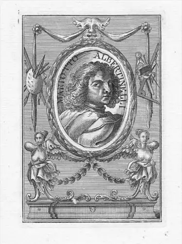 Mariotto Albertinelli Kupferstich Portrait engraving