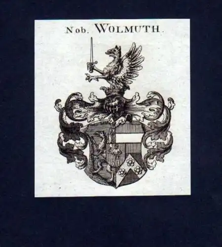 Herren v. Wolmuth Kupferstich Wappen