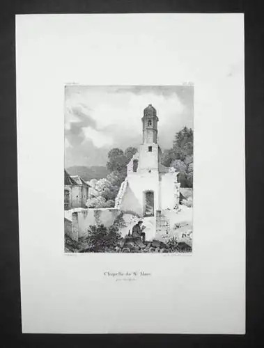 Saint Marc Elsass Alsace Lithographie