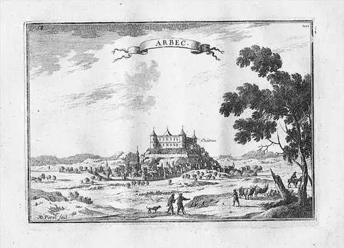 Arbec - Arbeca Cataluna Catalunya  engraving