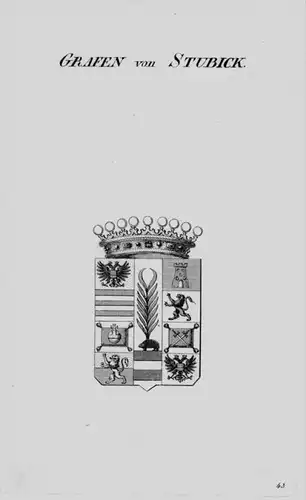 Stubick Wappen Adel coat of arms heraldry Heraldik crest Kupferstich
