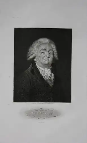 Honore Gabriel Victor de Riqueti Marquis de Mirabeau  Portrait