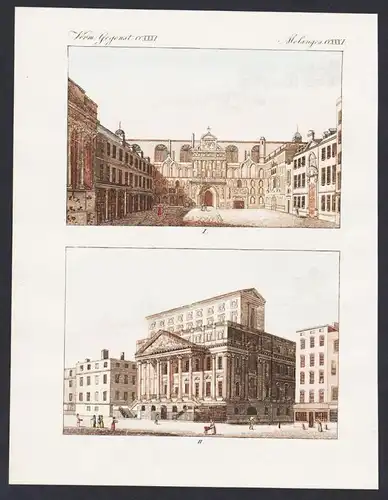 Verm. Gegenst. CCXXXI - Merkwürdige öffentliche Gebäude in London - Guildhall und Mansionhouse - Guildhall