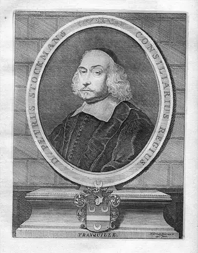 Petrus Stockmans (1608 - 1671) Antwerp Anvers Brussels Bruxelles Hellenist professor writer Diplomat Portrait