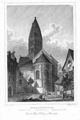 Schlettstadt Selestat gravure