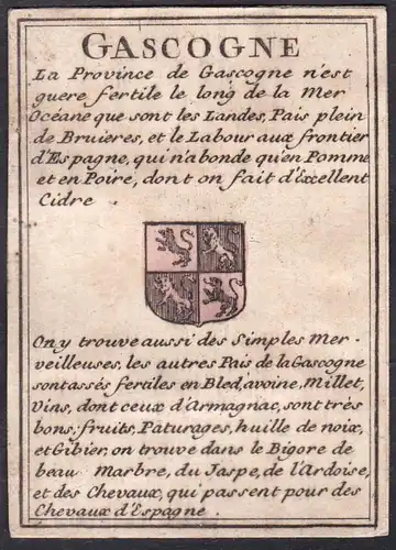 Gascogne - Gascogne Frankreich France Original 18th century playing card carte a jouer Spielkarte cards cartes