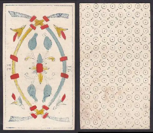 Original 18th century playing card / carte a jouer / Spielkarte - Tarot