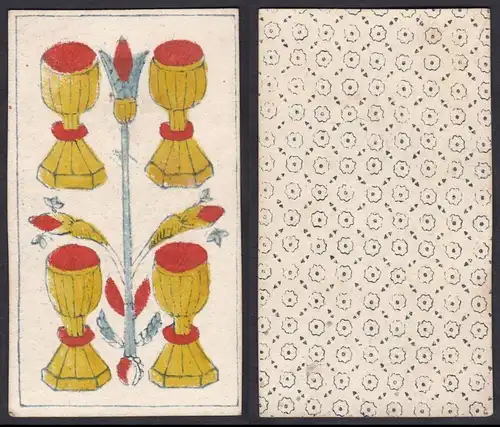 Original 18th century playing card / carte a jouer / Spielkarte - Tarot