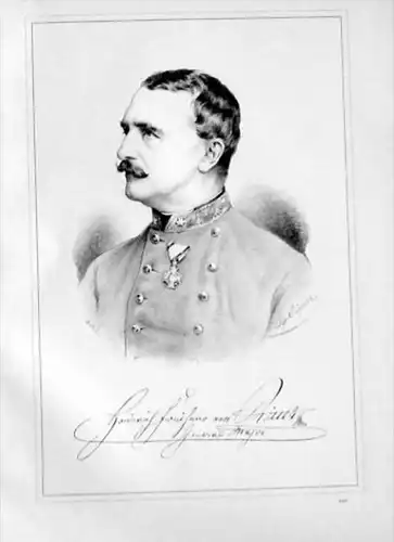 Heinrich Freiherr v. Ritter Generalmajor Portrait