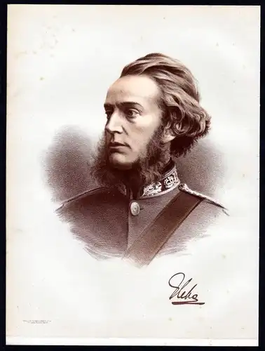 Francis Charteris (1818-1914) Politiker - Lithographie Portrait