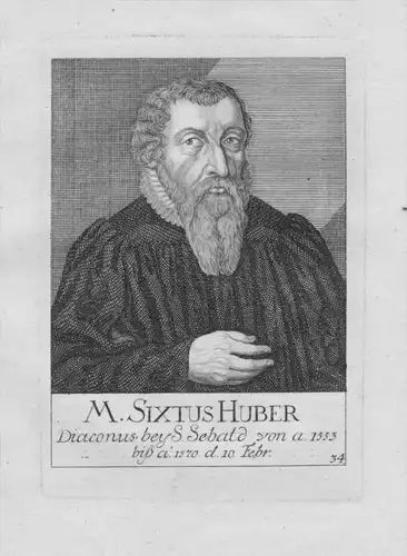 Sixtus Huber Diakon Theologe St. Sebald Sebalduskirche Nürnberg Portrait