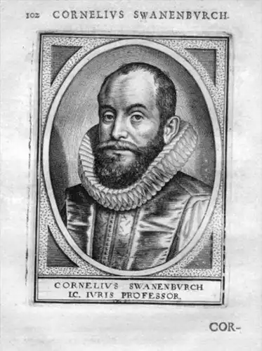 Cornelius Swanenburch - Cornelius Paulinus Swanenburg (1574-1630) professor at the University of Leiden jurist