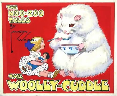 Complete set of 15 watercolor and ink drawings for The Woolly-Cuddle helps the lost little girl.