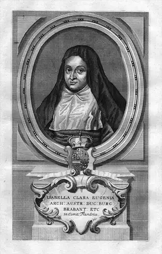 Isabel Clara Eugenia de Austria Espana Portrait