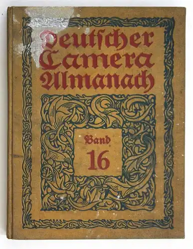 Deutscher Kamera-Almanach. 16. Band.