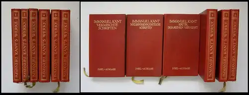 Immanuel Kants sämtliche Werke in sechs Bänden - 6. Bände - Leder - Dünndruck