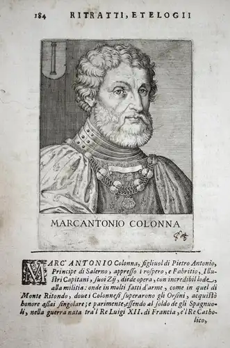 Marcantonio Colonna Marcantonio Colonna (1480-1522) -- Condottiero Italia