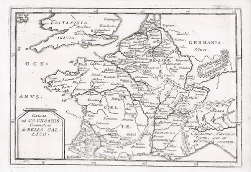 France Frankreich Belgien Belgique map Karte Kupferstich Duval gravure