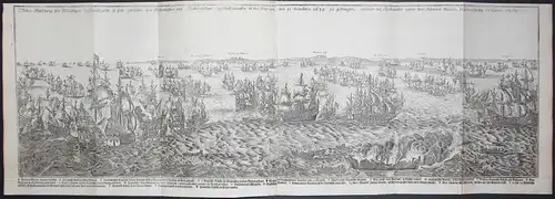 Wahre Abbildung der Mächtigen Seeschlacht, so sich zwischen den Hispanischen und Holländischen Schiffarmata in