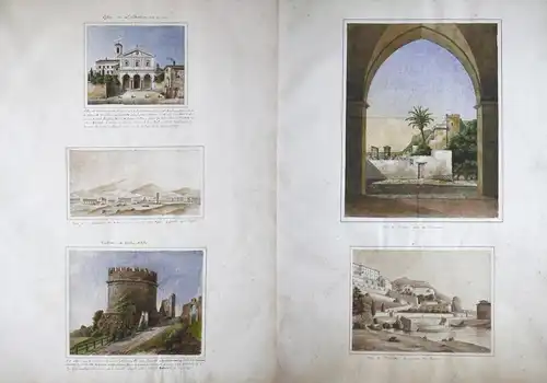 Mon Voyage de Rome à Naples fait en pied en 1821 en compagnie de Léopold Robert Peintre, Barbot, Benois, Thier