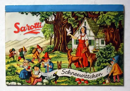 Sarotti Schneewittchen. Vollmilch-Schokolade-Täfelchen.