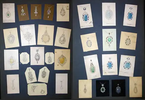 Collection of 214 jewelry designs.