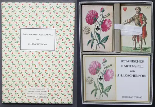 Botanisches Kartenspiel von Johann Hieronymus Löschenkohl. Faksimile Ausgabe 1978 nach dem Original von 1806 (