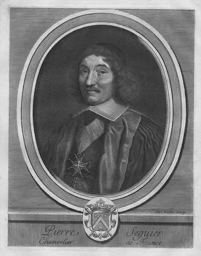 Pierre Seguier - Politiker - Portrait Wappen