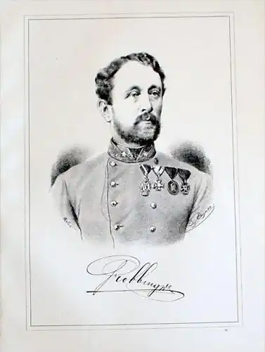 Wilhelm Alois Ritter von Grobben Portrait Lithographie litho