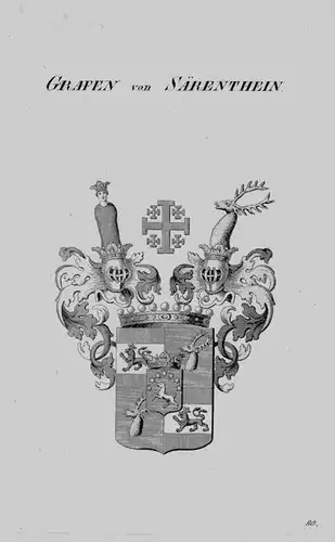 Särenthein Wappen Adel coat of arms heraldry Heraldik crest Kupferstich