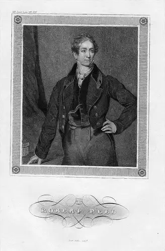 Sir Robert Peel Baronet Clanfield Politiker Original  Portrait
