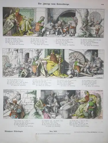 Die Zwerge von Untersberge. - Zwerge Märchen Sage Untersberg Berchtesgadener Alpen Kaiser Barbarossa Münchener