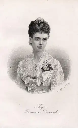 Thyra Princesse de Danemark - Thyra von Dänemark (1853-1933) Prinzessin Schleswig-Holstein-Sonderburg-Glücksbu